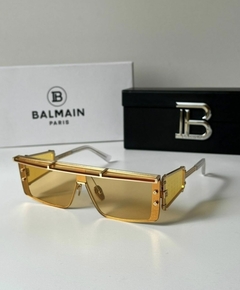Óculos Balmain Quadrado Amarelo Italiana