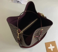 Bolsa Louis Vuitton Neonoé Ebene Vinho Italiana - loja online