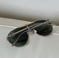 Óculos Loewe Verde e Prata Italiana - comprar online