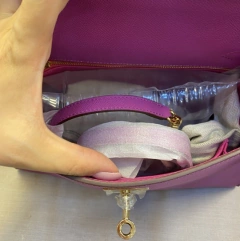 Bolsa Hermès Kelly 28 Rosa Epsom Italiana