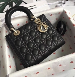 Bolsa Lady Dior Média Preta Italiana