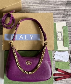 Bolsa Gucci Aphrodite Roxo Italiana