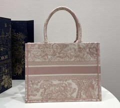Bolsa Dior Book Tote Rosa Italiana na internet