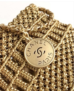 Bolsa Chanel 22 Mini Dourada Italiana - comprar online