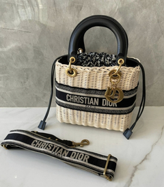Bolsa Lady Dior Palha (Vime) Natural Italiana