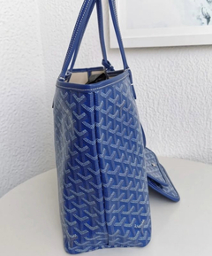 Bolsa Goyard St Louis Azul Média Italiana - Romaly Grifes Bolsas