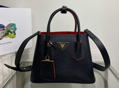 Bolsa Prada Double Mini Preta Italiana