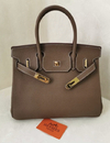 Bolsa Hermes Birkin 30 Marrom Chocolate Italiana