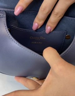 Bolsa Dior Bobby Pequena Azul Italiana - loja online