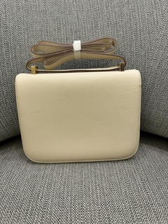 Imagem do Bolsa Hermes Constance Off White com Dourado 24 Italiana
