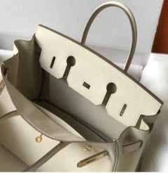 Bolsa Hermès Kelly 28 Branca Epsom Italiana