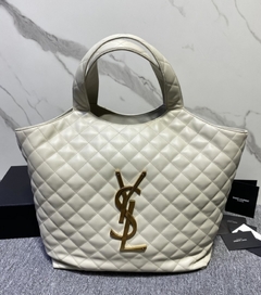 Bolsa YSL Icare Maxi Branca Italiana