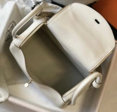Bolsa Hermès Lindy Off White Italiana - loja online