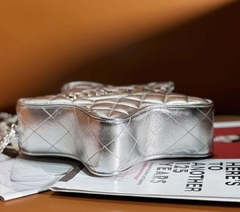 Bolsa Chanel Estrela Prata Italiana - Romaly Grifes Bolsas