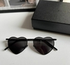 Óculos YSL Coração All Black Italiana