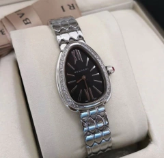 Relógio Bulgari Serpenti Sedutori Prata com Brilho Italiana