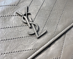 Bolsa YSL Niki Cinza Claro Italiana na internet