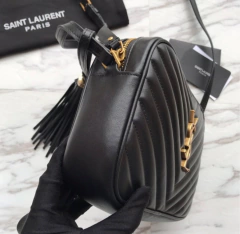 Bolsa YSL Lou Preta Italiana - Romaly Grifes