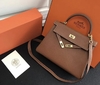 Bolsa Hermes Kely 25 Togo Caramelo Italiana