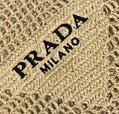 Bolsa Prada Tote Em Ráfia Italiana na internet