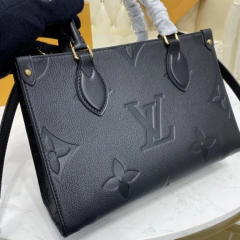 Bolsa Louis Vuitton Onthego PM Preta Italiana - Romaly Grifes