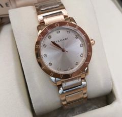 Relógio Bulgari Feminino Rosé Italiana