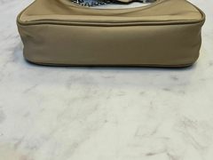 Bolsa Reedição 2005 Bege Nylon Italiana - Romaly Grifes Bolsas