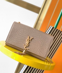 Bolsa YSL Kate Croco Nude Italiana