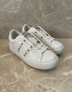 Tênis VLTN Rockstud Untiled Branco Italiana