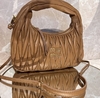 Bolsa Miu Miu Wander Caramelo Italiana