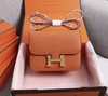 Bolsa Hermes Constance Laranja 24 Italiana