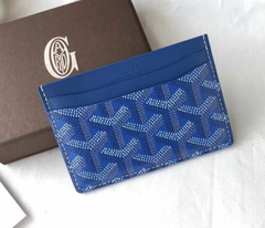 Porta Cartões Goyard Azul Italiana