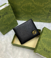 Carteira Gucci Masculina Preta Italiana