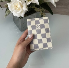 Porta Cartão Louis Vuitton Damier Azur Italiana