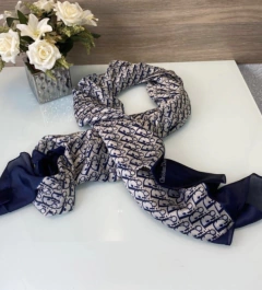 Lenço Dior Azul Italiana - Romaly Grifes