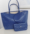Bolsa Goyard St Louis Azul Marinho Média Italiana