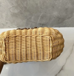 Bolsa Miu Miu Wander Em Vime (Palha) Italiana - comprar online