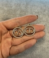 Brinco Dior CD com Strass Italiana