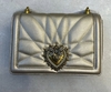 Bolsa D&G Devotion Matelassê Dourada Italiana