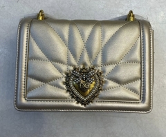 Bolsa D&G Devotion Matelassê Dourada Italiana