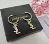 Brinco YSL Prata com Strass Italiana