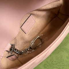 Bolsa de Cintura GG Marmont Rosa Italiana