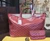 Bolsa Goyard St Louis Vermelha Grande Italiana