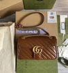 Bolsa Gucci Marmont Pequena Marrom Italiana