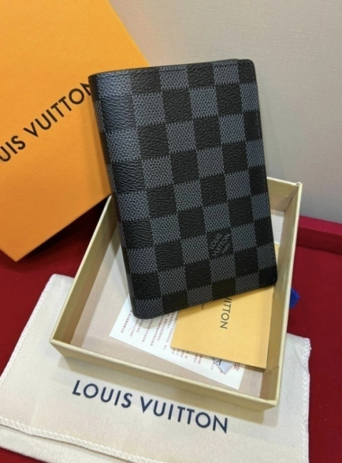 Porta Passaporte Louis Vuitton Damier Graphite Italiana
