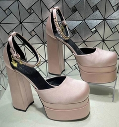 Sandália Versace Rosa Italiana