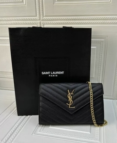 Bolsa YSL Envelope Preto Italiana
