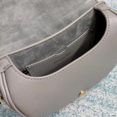 Bolsa Dior Bobby Pequena Cinza Italiana