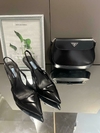 Sapato Salto Prada Preto Italiana