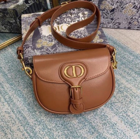 Bolsa Dior Bobby Pequena Marrom Italiana